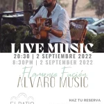Flamenco fusión en directo en el restaurante El Patio, Tarifa